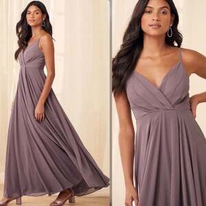 Lulus All About Love Dusty Purple Maxi Dress